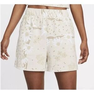 Nike Shorts Womens XS High Rise Loose Fit Daisy Floral Print DV9670-104